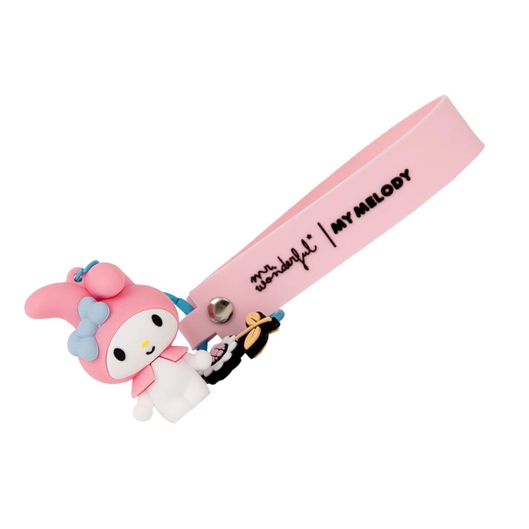 Porta - chaves com pendente - My Melody - Papelaria Encantada