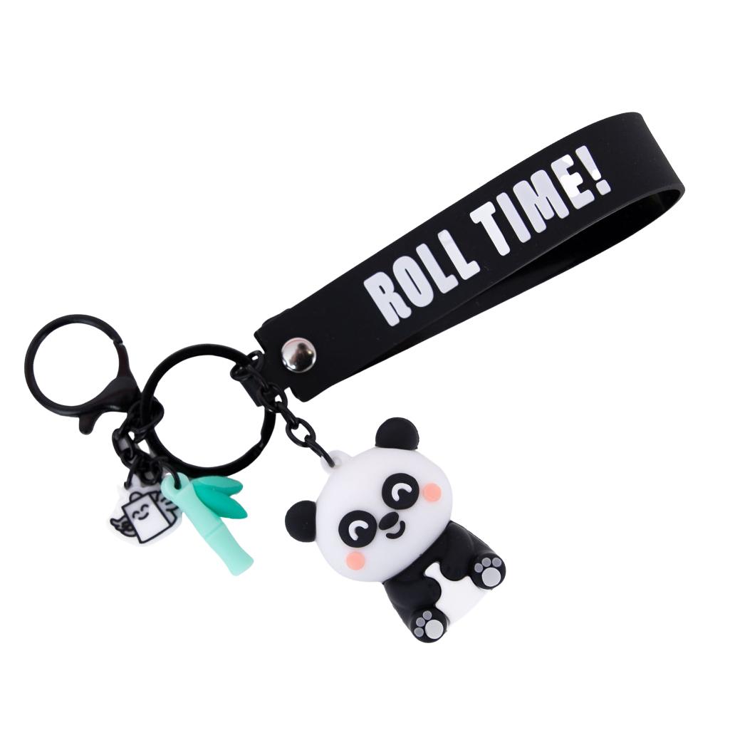 Porta - chaves com pendente Panda - Roll time! - Mr. Wonderful - Papelaria Encantada