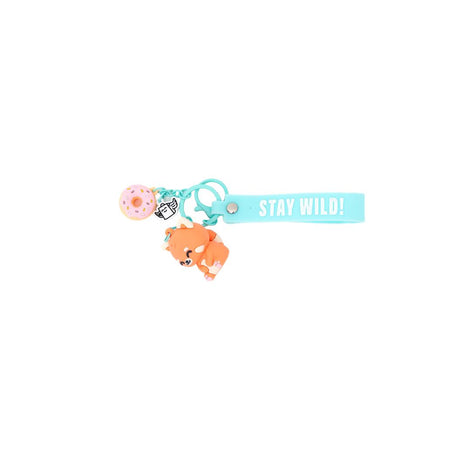Porta - chaves com pendente Panda Vermelho - Stay wild! - Mr. Wonderful - Papelaria Encantada