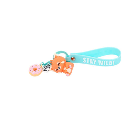 Porta - chaves com pendente Panda Vermelho - Stay wild! - Mr. Wonderful - Papelaria Encantada