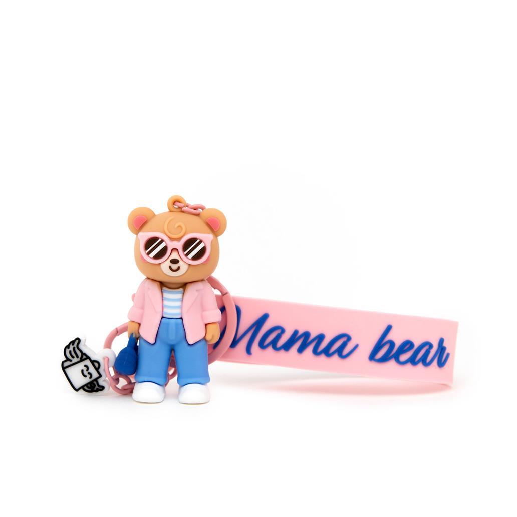 Porta - chaves com Pendente Ursa - Mama Bear - Mr. Wonderful - Papelaria Encantada