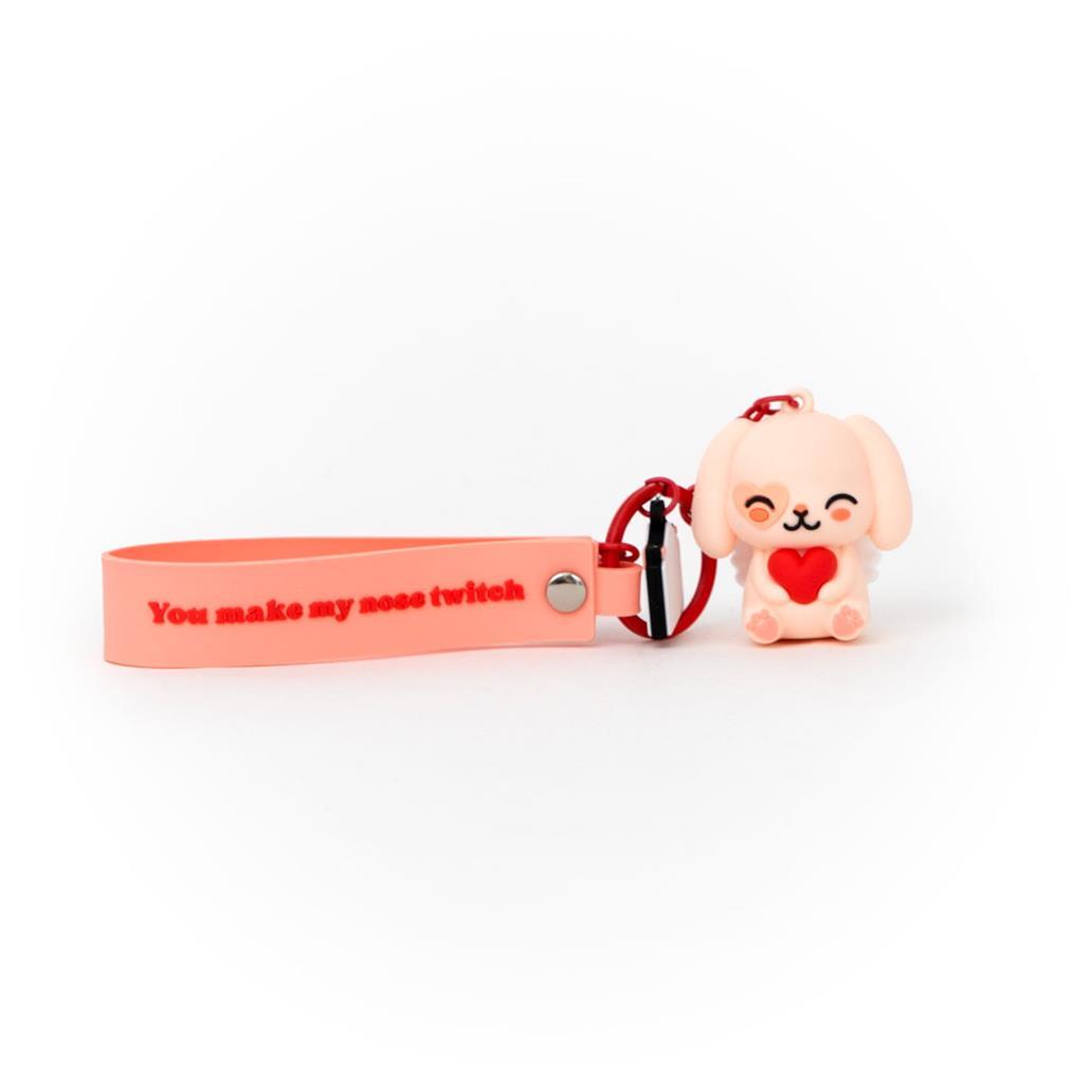 Porta - chaves com Pendentes Coelho Cupido Mr. Wonderful - Papelaria Encantada
