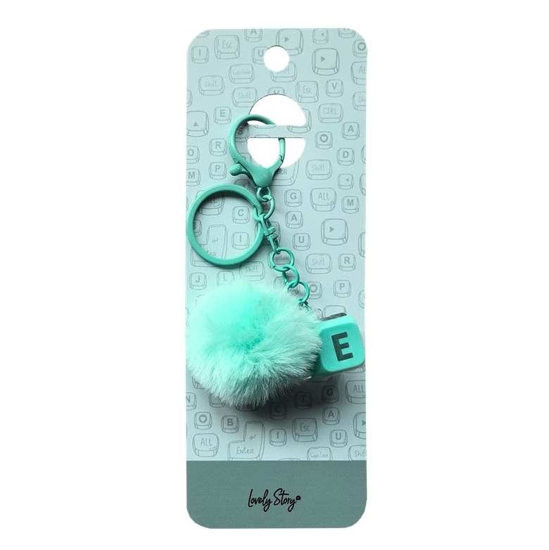 Porta-Chaves com Tecla E Verde – Lovely Story - Papelaria Encantada
