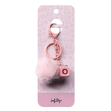Porta-Chaves com Tecla O Rosa – Lovely Story - Papelaria Encantada