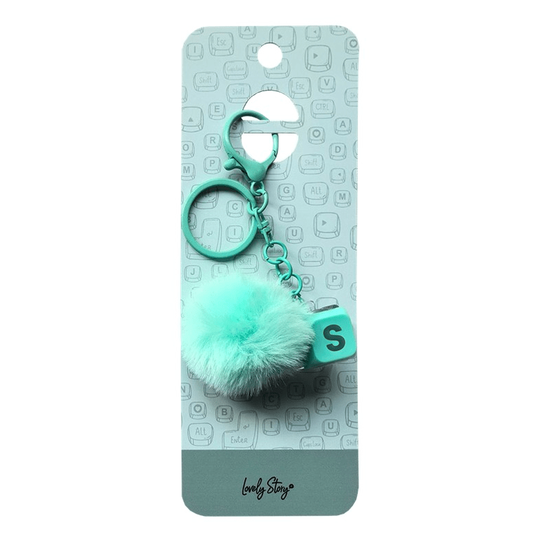 Porta-Chaves com Tecla S Verde – Lovely Story - Papelaria Encantada