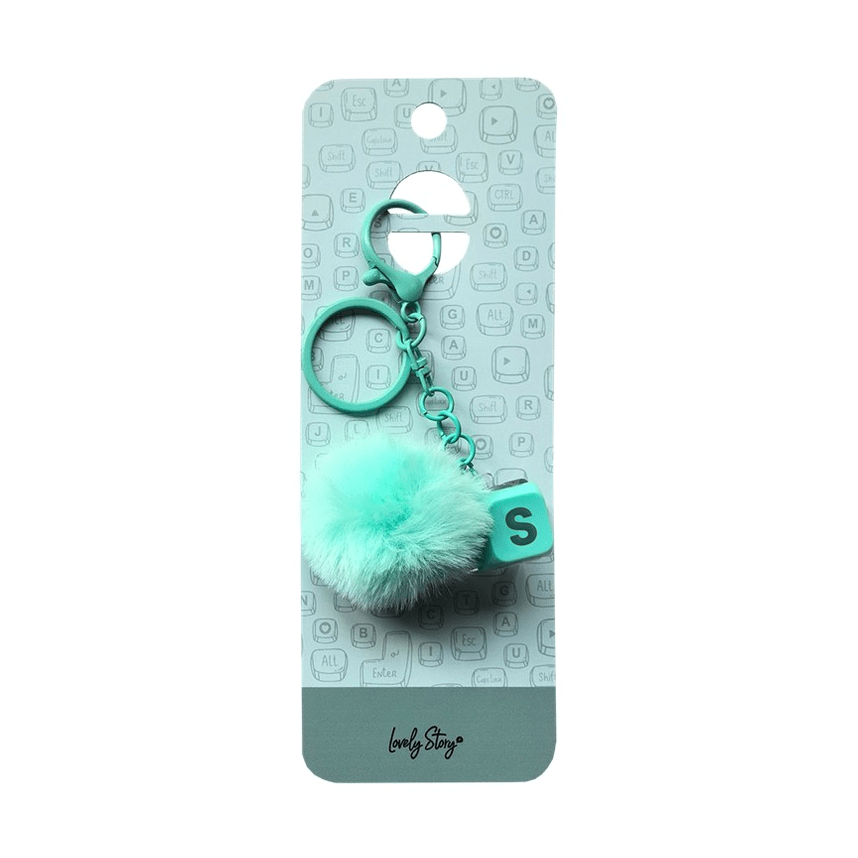 Porta-Chaves com Tecla S Verde – Lovely Story - Papelaria Encantada