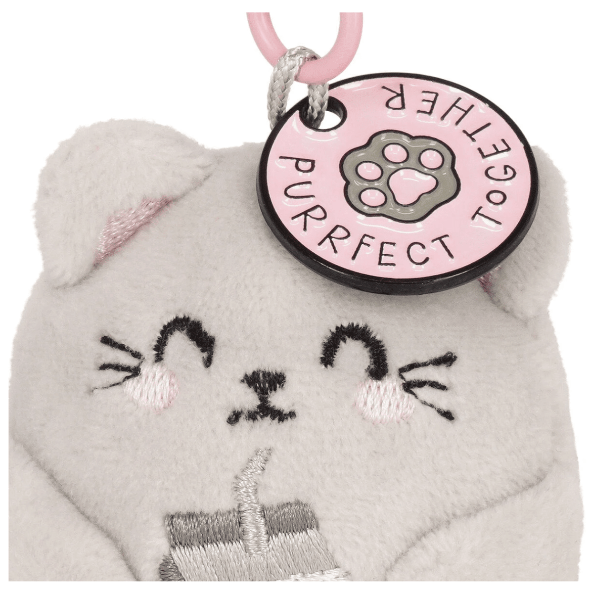 Porta - chaves de peluche Gato - Pequeno e super macio! Legami - Papelaria Encantada