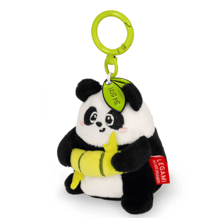 Porta - chaves de peluche panda - Pequeno e super macio! - Papelaria Encantada
