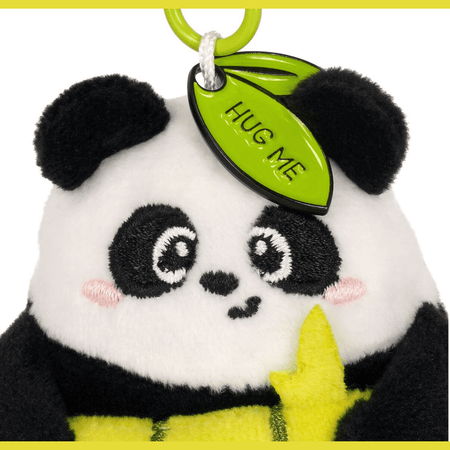Porta - chaves de peluche panda - Pequeno e super macio! - Papelaria Encantada