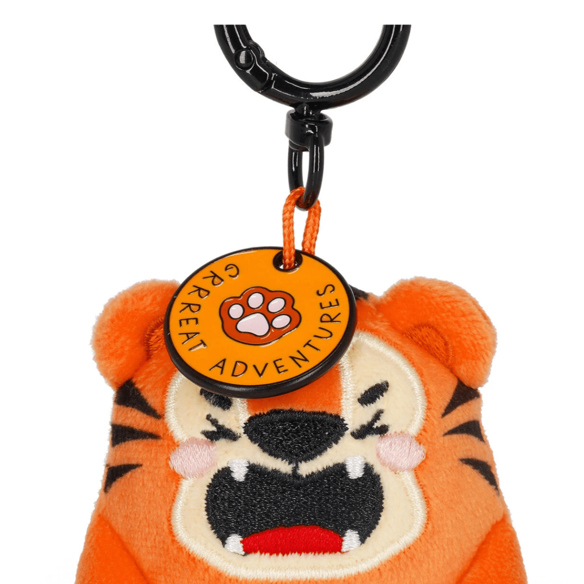 Porta - chaves de peluche tigre - Pequeno e super macio! Legami - Papelaria Encantada