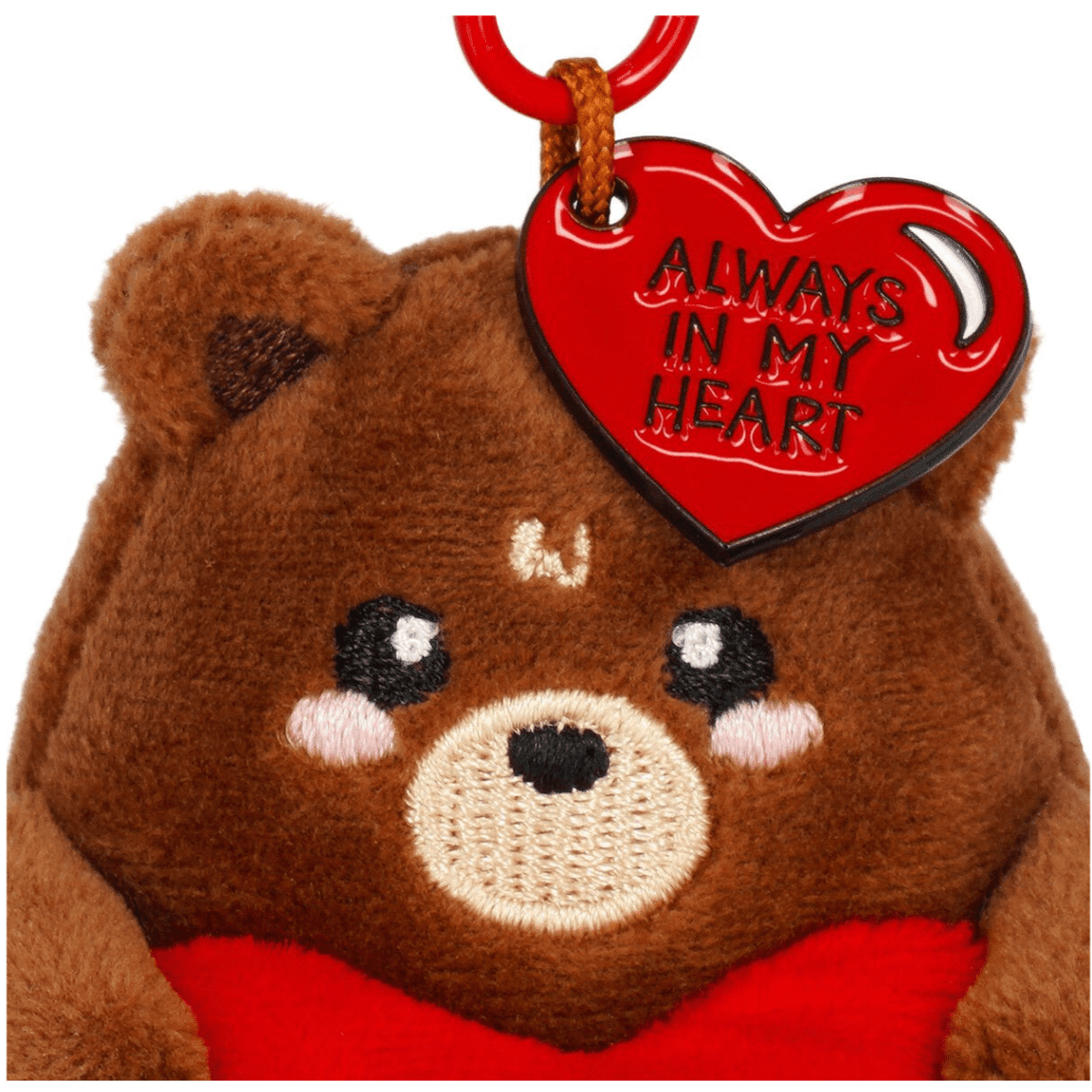 Porta - chaves de peluche urso - Pequeno e super macio! - Papelaria Encantada