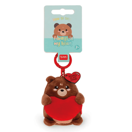 Porta - chaves de peluche urso - Pequeno e super macio! - Papelaria Encantada