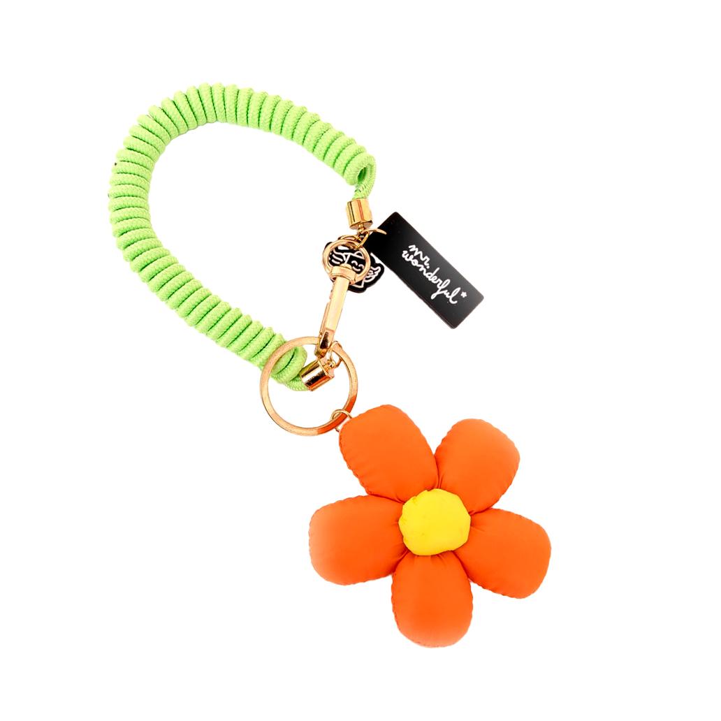Porta - chaves flor - Laranja - Mr. Wonderful - Papelaria Encantada