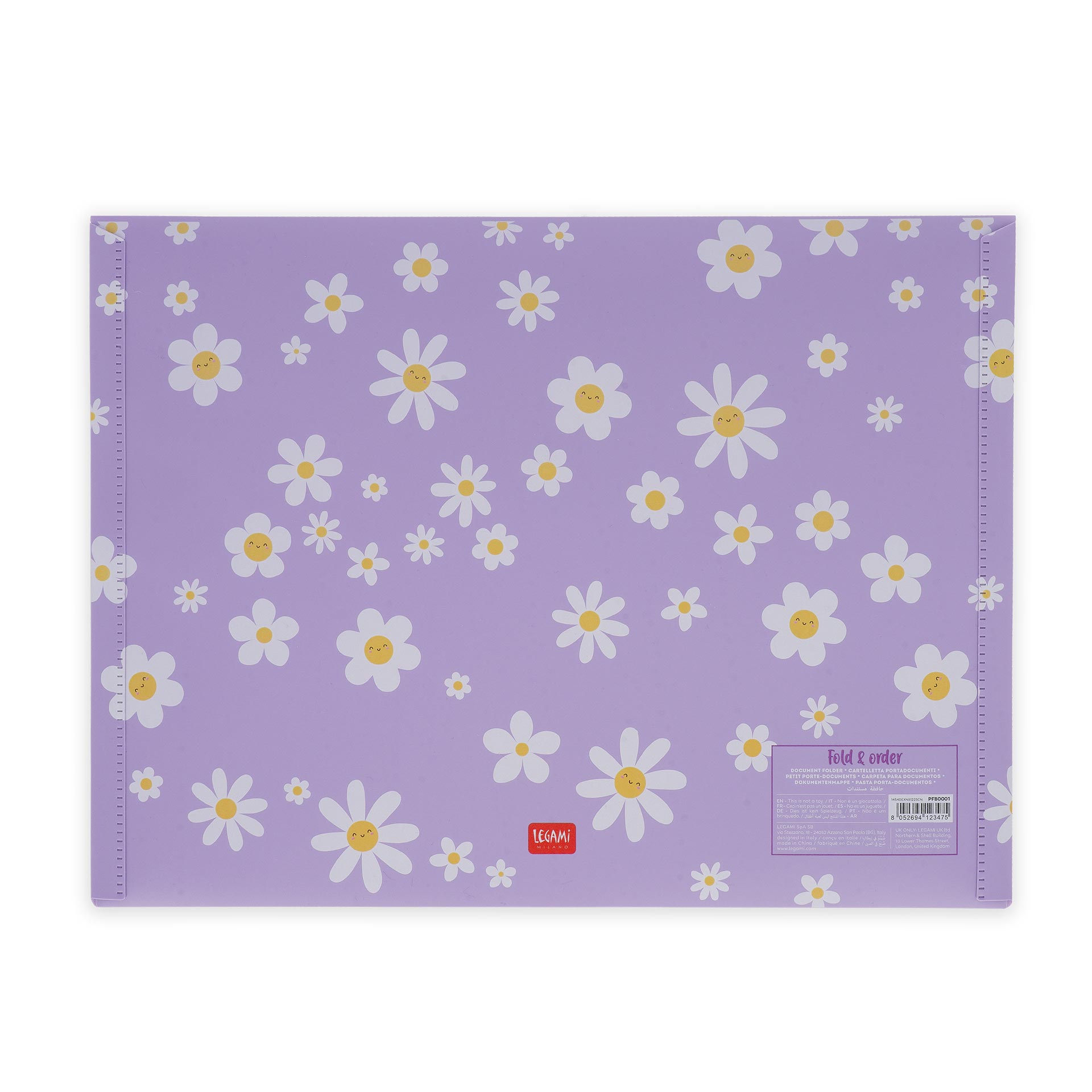 Porta documentos A4 Legami - Margarida - Papelaria Encantada