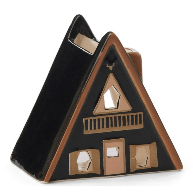 Porta - incenso e vela estilo cabana nórdica - Papelaria Encantada