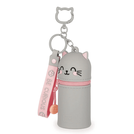 Porta - moedas com porta - chaves Gato Mini Kawaii legami - Papelaria Encantada