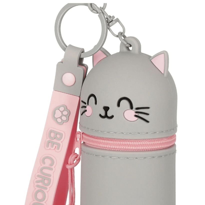 Porta - moedas com porta - chaves Gato Mini Kawaii legami - Papelaria Encantada