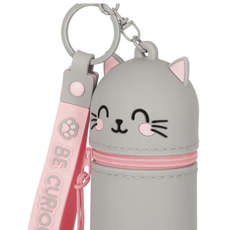 Porta - moedas com porta - chaves Gato Mini Kawaii legami - Papelaria Encantada