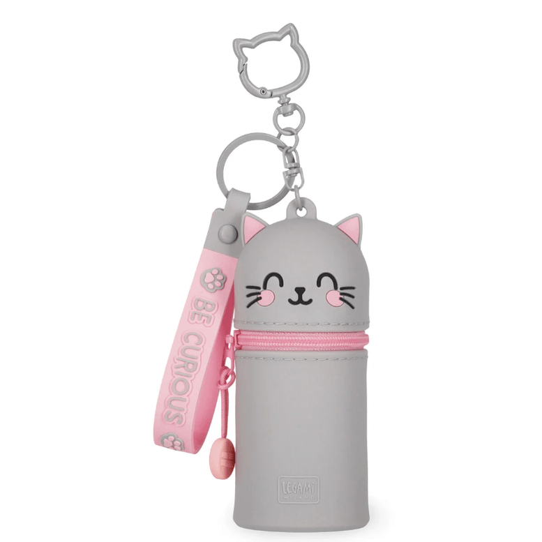 Porta - moedas com porta - chaves Gato Mini Kawaii legami - Papelaria Encantada