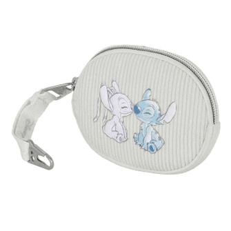 Porta-moedas Lilo e Stitch Off-white Roy Pill - Papelaria Encantada