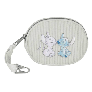 Porta-moedas Lilo e Stitch Off-white Roy Pill - Papelaria Encantada