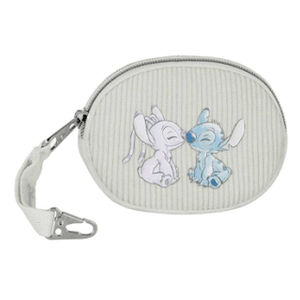 Porta-moedas Lilo e Stitch Off-white Roy Pill - Papelaria Encantada