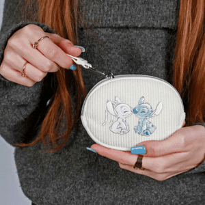 Porta-moedas Lilo e Stitch Off-white Roy Pill - Papelaria Encantada