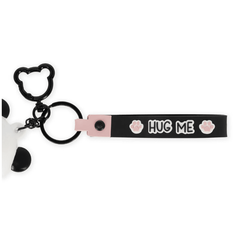 Porta - moedas Panda com porta - chaves - Mini Kawaii - Papelaria Encantada