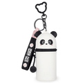 Porta - moedas Panda com porta - chaves - Mini Kawaii - Papelaria Encantada