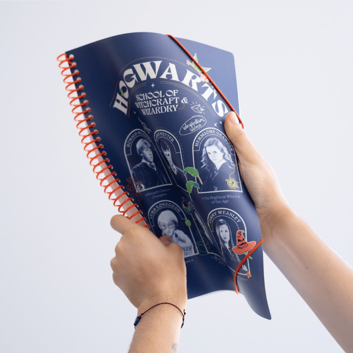 Portfolio A4 30 bolsas Harry Potter - Papelaria Encantada
