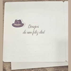 Postal de felicitações - Pai - Papelaria Encantada
