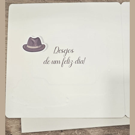 Postal de felicitações - Pai - Papelaria Encantada
