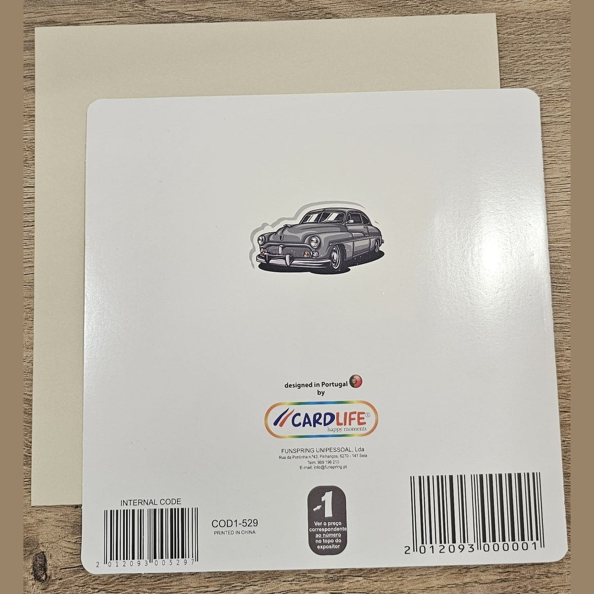 Postal de felicitações - Pai - Papelaria Encantada
