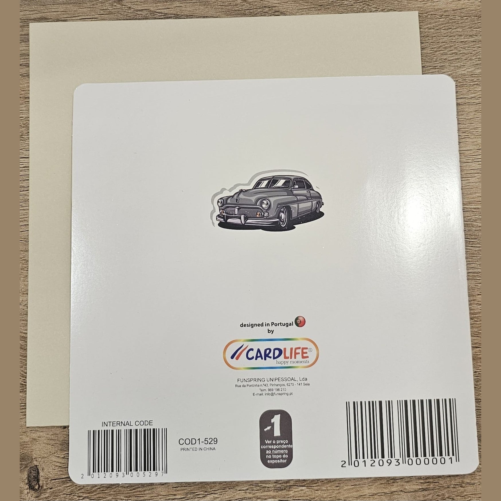 Postal de felicitações - Pai - Papelaria Encantada
