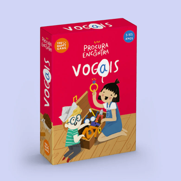 Procura e Encontra Vogais - The Happy Gang - Papelaria Encantada