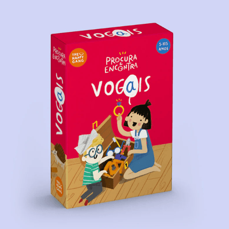 Procura e Encontra Vogais - The Happy Gang - Papelaria Encantada