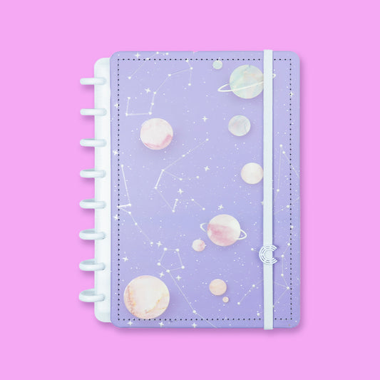 Caderno Inteligente Purple Galaxy ed. especial Gocase A5