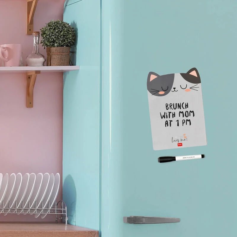 Quadro branco magnético Gato Legami - Papelaria Encantada