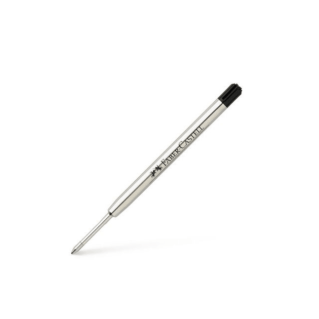 Recarga Faber - castell F preto - Papelaria Encantada