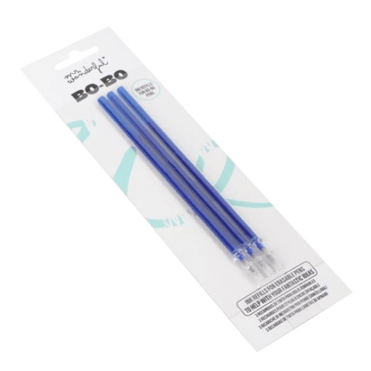 Recargas Mr. Wonderful p/ Canetas apagáveis Azul - Papelaria Encantada