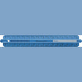 Régua Faber-Castell Sparkle Lineal Ruler 30cm Azul - Papelaria Encantada