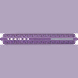 Régua Faber-Castell Sparkle Ruler 15cm Roxo - Papelaria Encantada