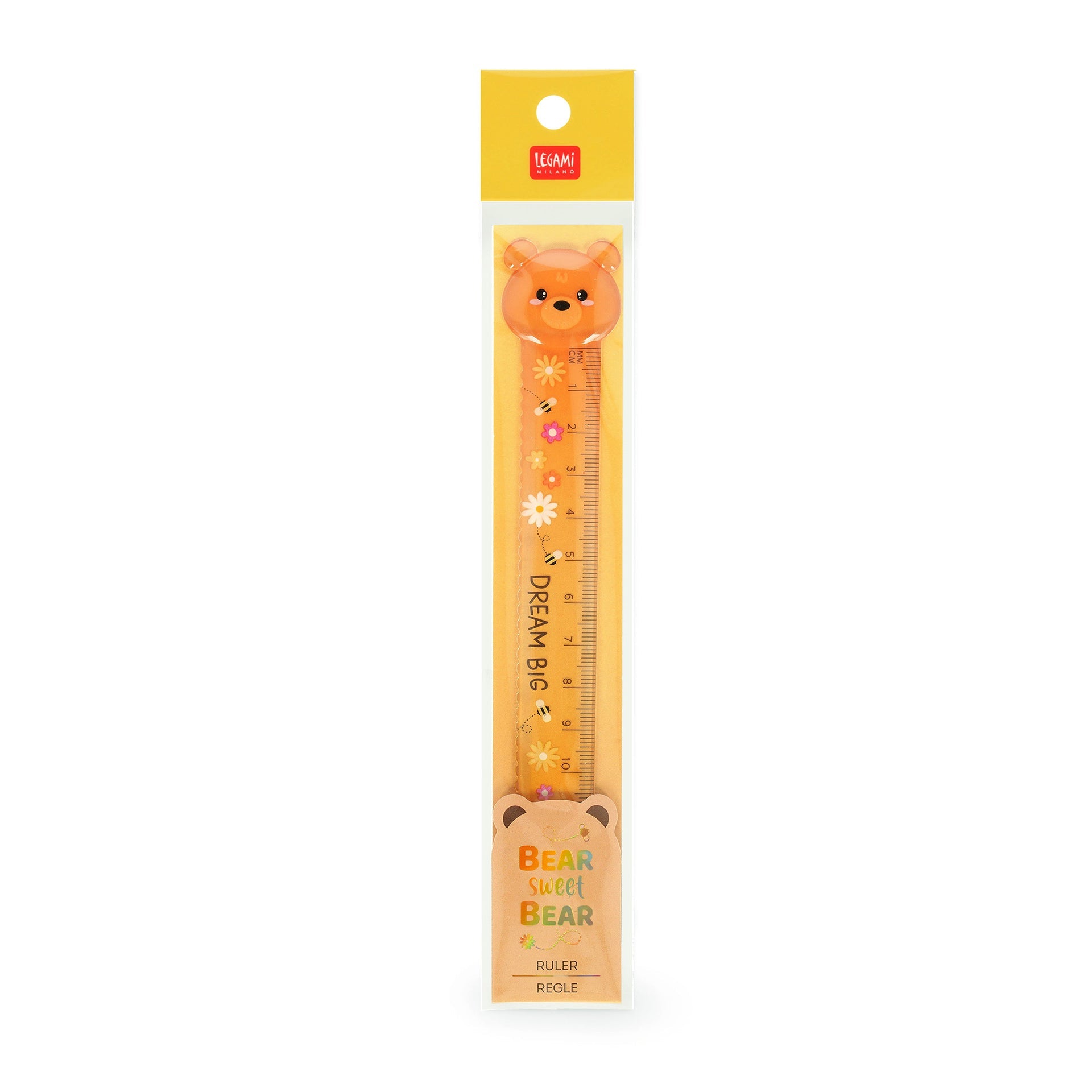 Régua Legami Urso 15cm - Papelaria Encantada