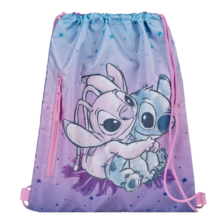 Saco desporto Stitch c/ cordel - Papelaria Encantada