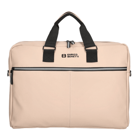 Saco tiracolo impermeável bergen rosa pastel Enrico Benetti c/comp. 17" - Papelaria Encantada