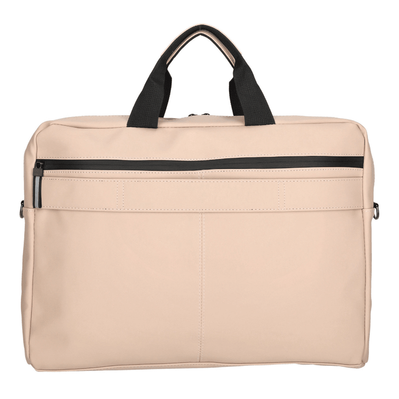 Saco tiracolo impermeável bergen rosa pastel Enrico Benetti c/comp. 17" - Papelaria Encantada