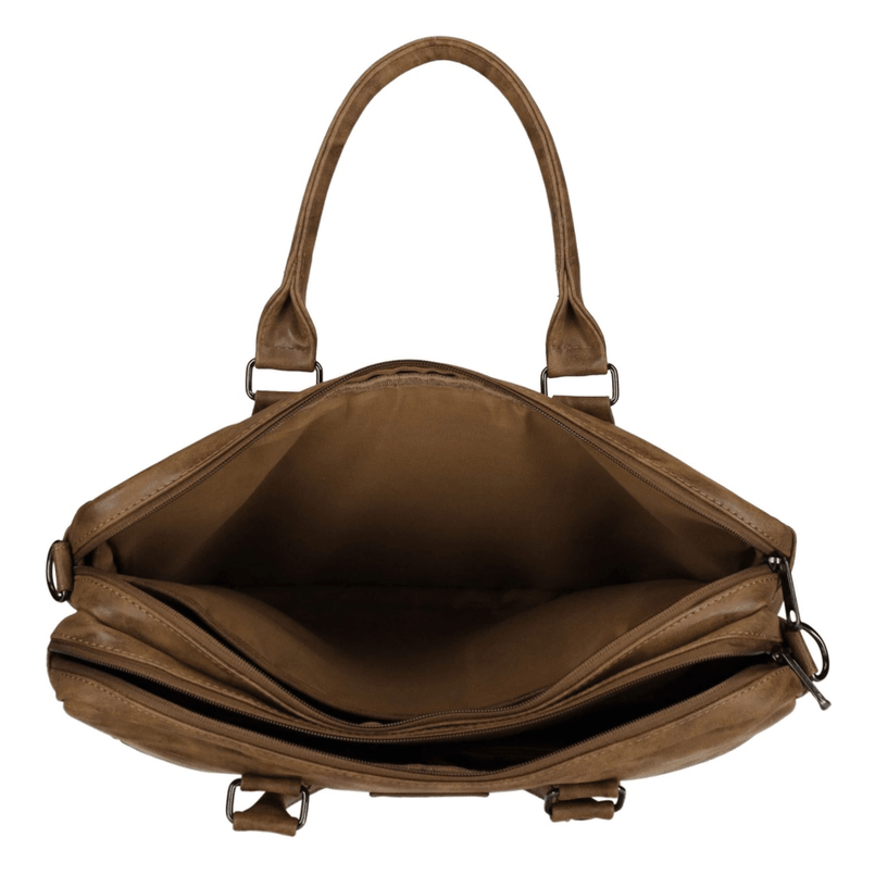 Saco tiracolo roterdão Camel Enrico Benetti - Papelaria Encantada