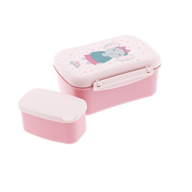 Sanduicheira hermética com placa de refrigeração Aurea Kids - Elefante - Papelaria Encantada