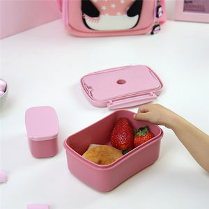 Sanduicheira hermética com placa de refrigeração Aurea Kids - Pinguim - Papelaria Encantada