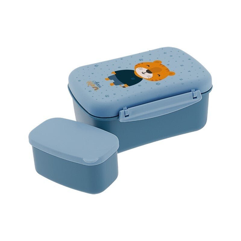 Sanduicheira hermética com placa de refrigeração Aurea Kids - Tigre - Papelaria Encantada